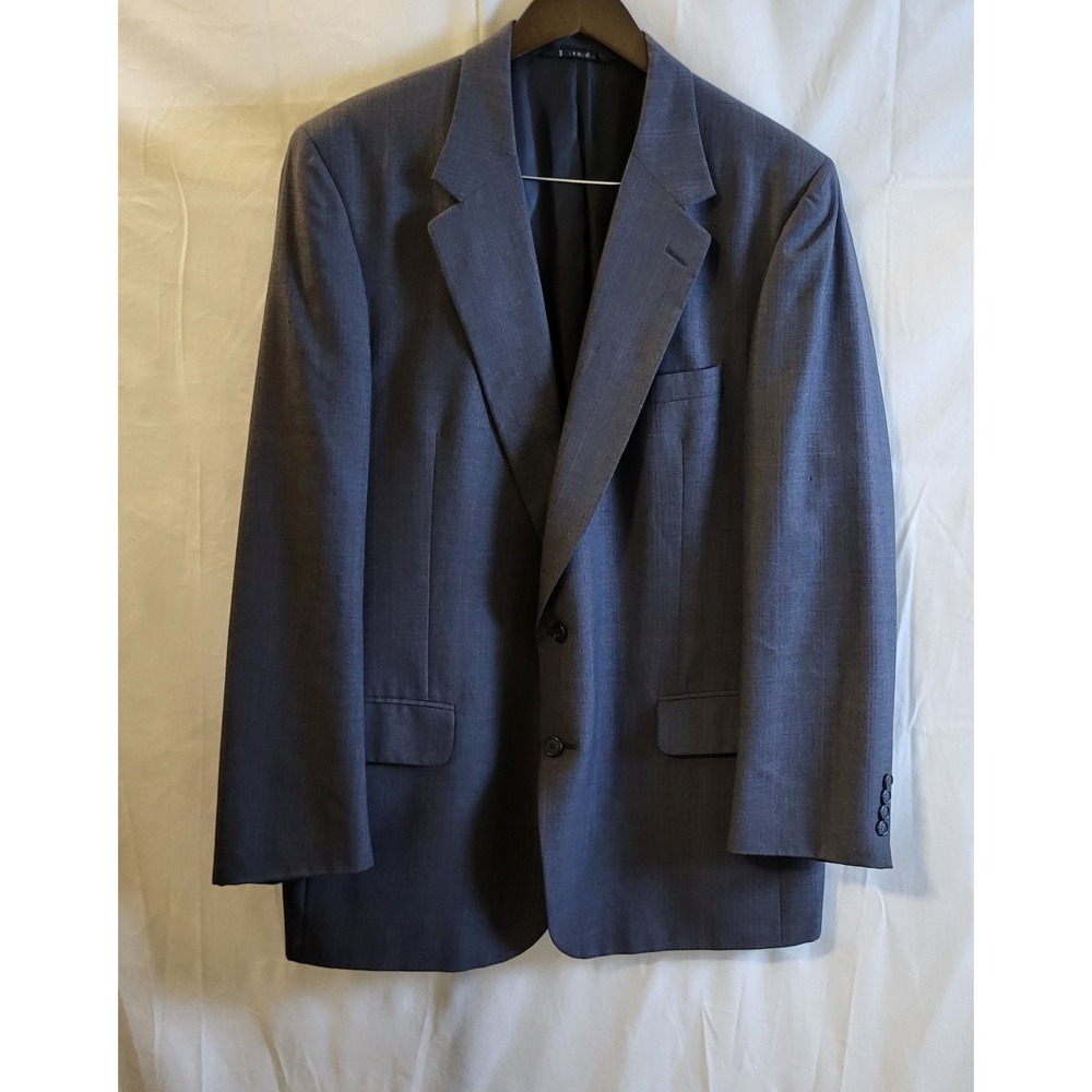 Vtg. Burberry Mens Blazer Wool,Gray Plaid, Special‎ Occasions  Size 46R